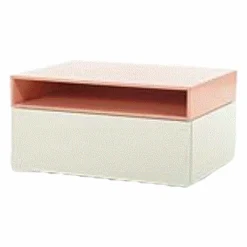 Kommode Cube Change Lack Schneeweiß Rosa Sikkens