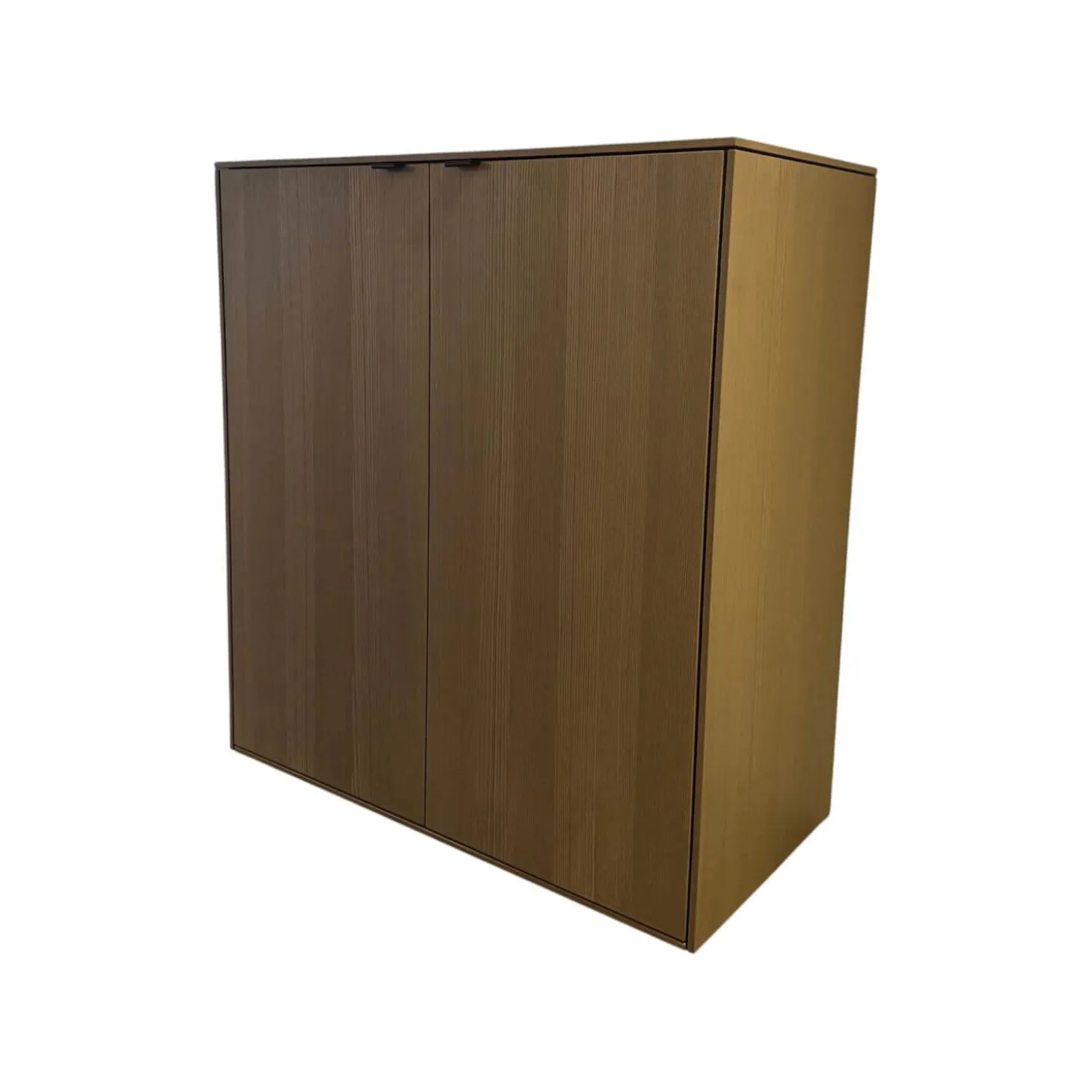 Kommode Cube Fine Esche Quarz Korpus Mattlack M81 Bahia Matt Grün Griff Leder Schwarz Mit Keder