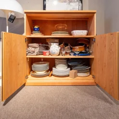 Kommode Cubus Holz Erle Massiv mit 2 Türen