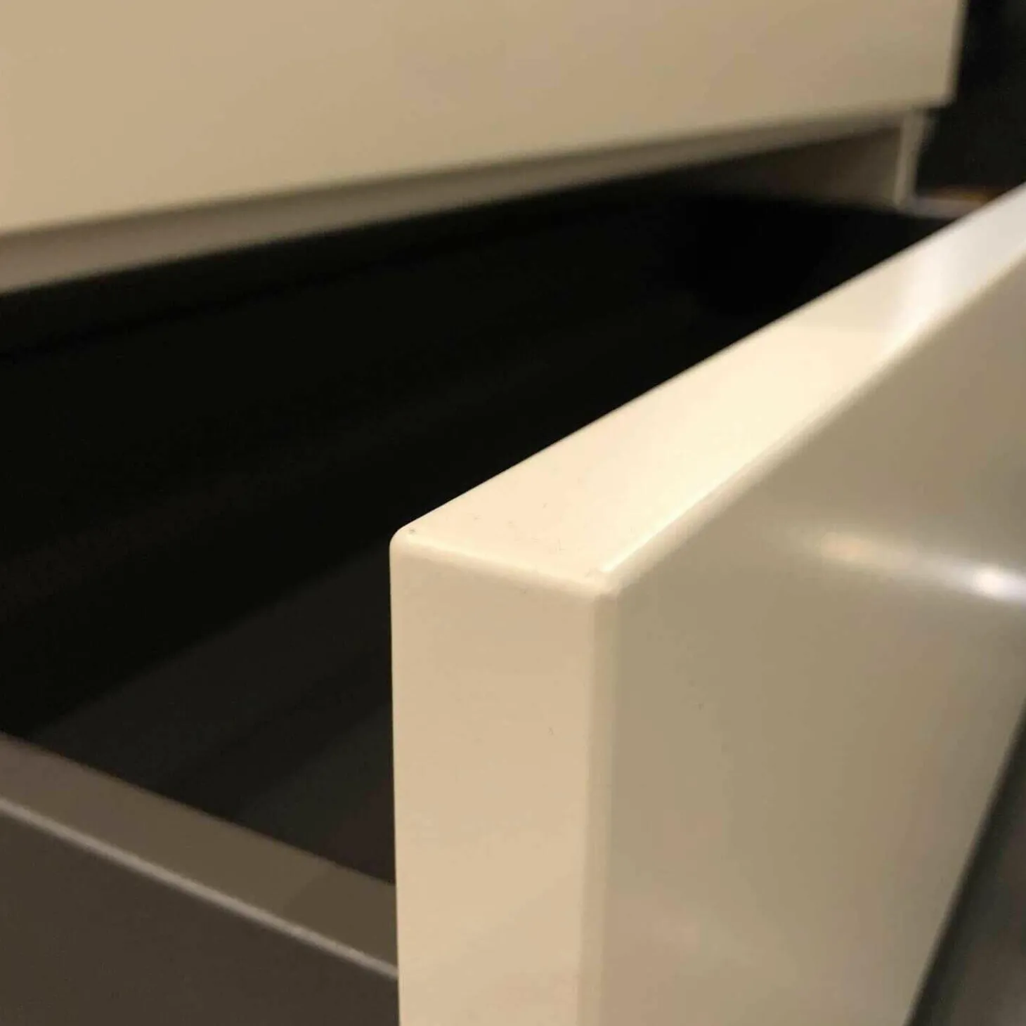 Kommode Fresno Holz Lack Crema