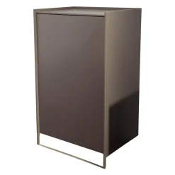 Kommode Lean Box Lack Matt 224 Graphitgrau Vorne Kufe Hinten Stützfüße