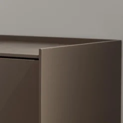 Kommode Lean Box Lack Matt 224 Graphitgrau Vorne Kufe Hinten Stützfüße