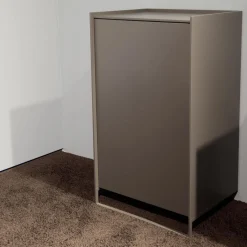 Kommode Lean Box Lack Matt 224 Graphitgrau Vorne Kufe Hinten Stützfüße