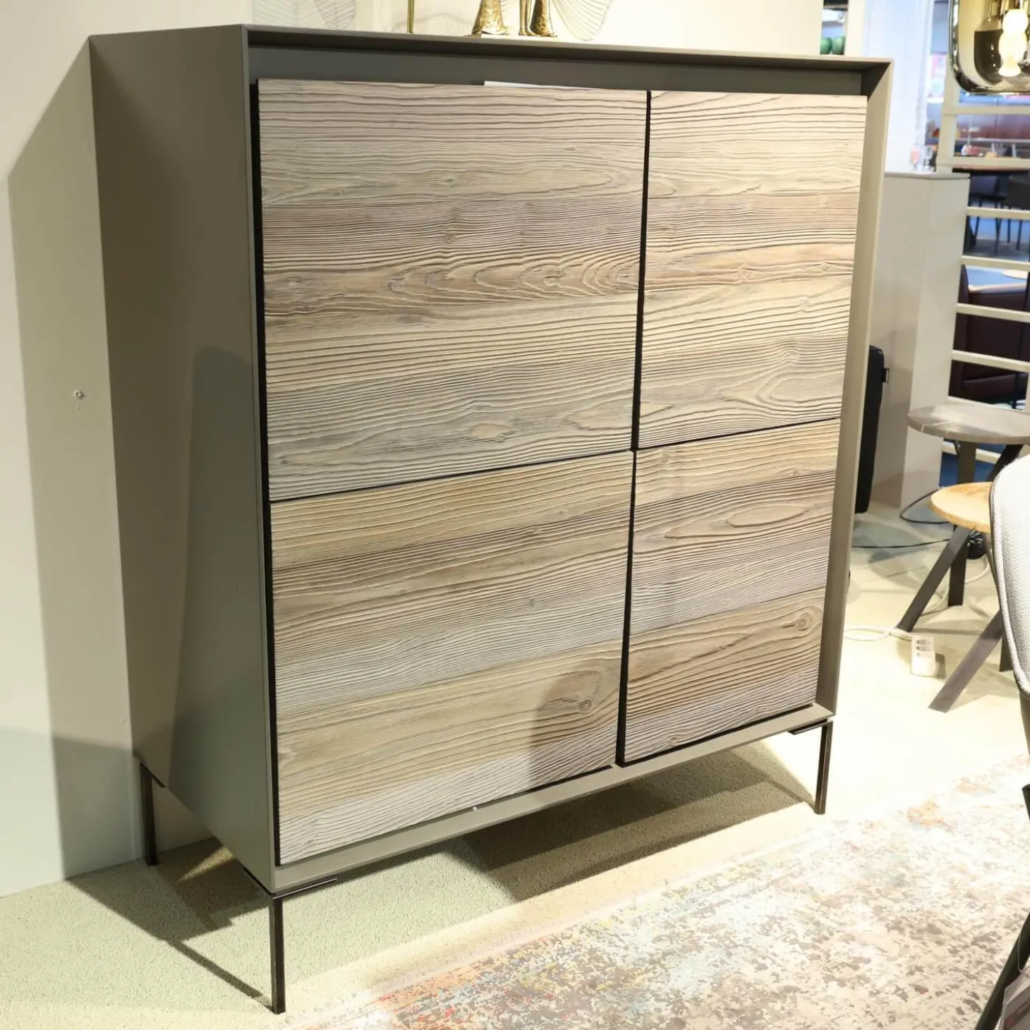 Kommode Neck Korpus Grigio Londra Anthrazit Front Timewood