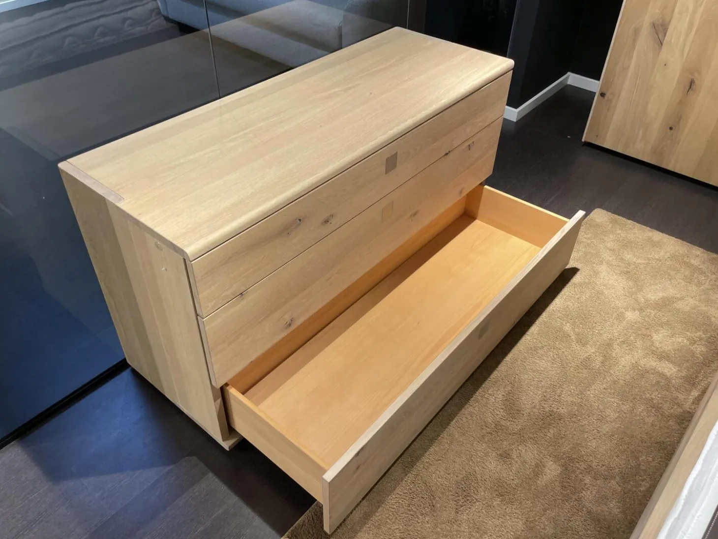 Kommode Nox Eiche Wild Weißöl