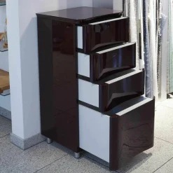 Kommode Picon Aubergine Hochglanz Lack