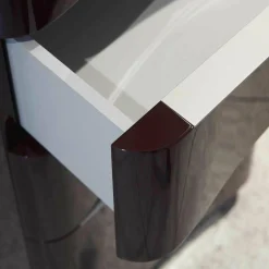 Kommode Picon Aubergine Hochglanz Lack