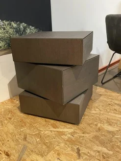 Kommodenkombination Domino Giro Eiche Argilla Grau Lackiert