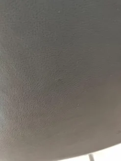 Konferenzstuhl Leadchair 2023 Leder Elen 65 1230 Black Gestell Aluminium Hochglanz Poliert