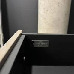 Konsole Smart Nako Hochglanz Pantex Taupe Beige Inklusive 3-fach Steckdose Gestell Edelstahl Poliert