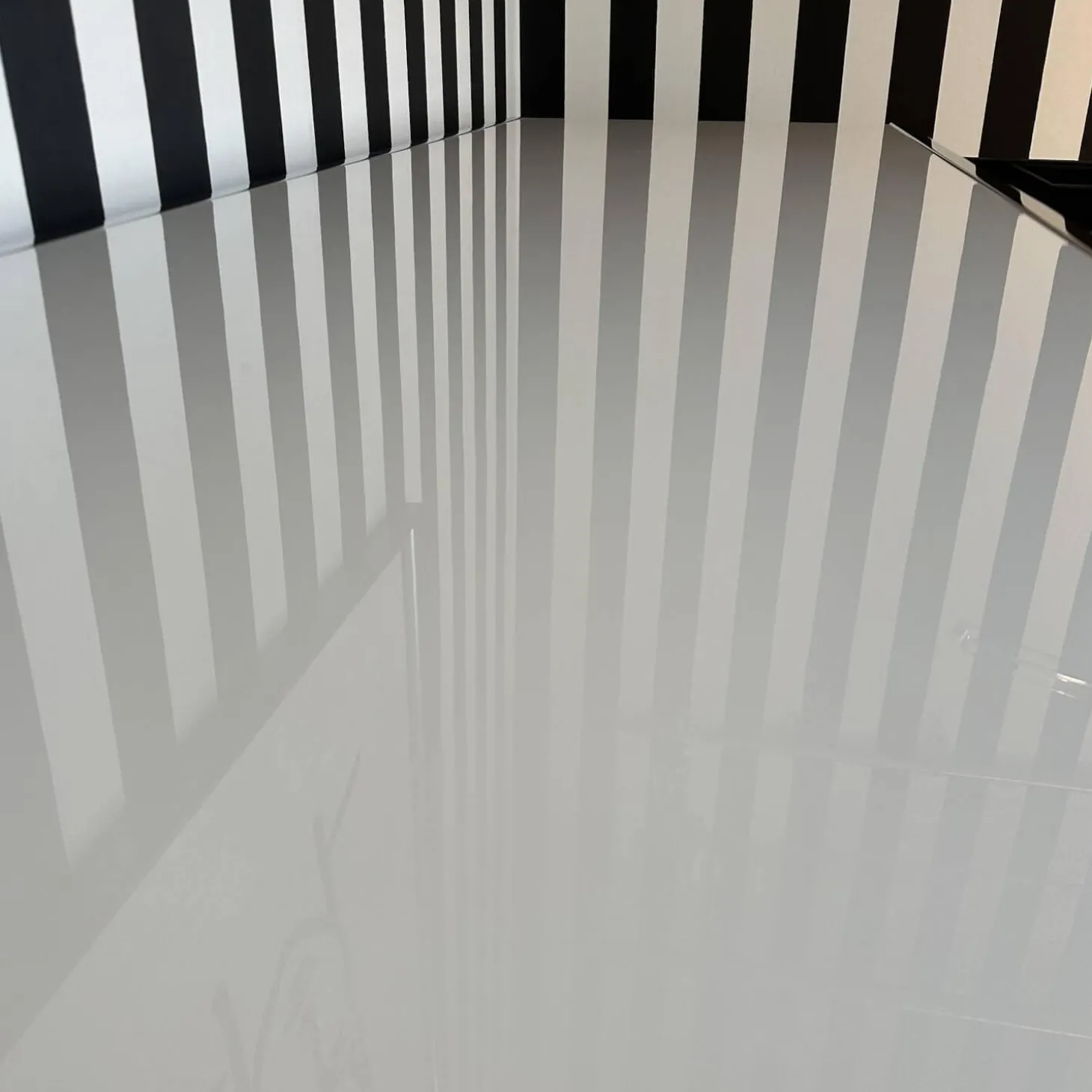 Konsole Smart Oberfläche Pantex 63 Weiß Edelstahl Poliert