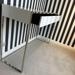 Konsole Smart Oberfläche Pantex 63 Weiß Edelstahl Poliert