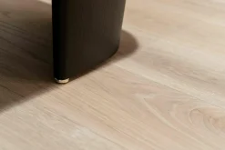 Konsole Song Platte Glas Rückseitig granitfarbig Lackiert Gestell Esche Massiv, Schwarz Lackiert