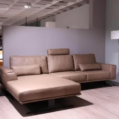 Lederecke Stage Type 6765 Dickleder Torero Macchiato Braun Metallkufen 454 Schwarz Matt