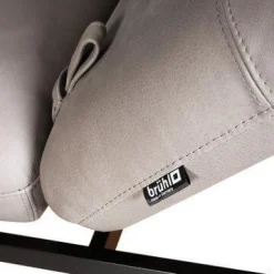 Liege 1LS Roro Small Anilinleder Taron Gestell Metall Schwarz Pulverbeschichtet