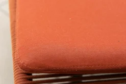 Lounge Chair Laze Polyester-Schnur Orange 08 mit Sitzkissen