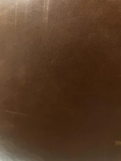 Lounge Sessel Daydreamer Innen Stoff Mamaye 204 Braun Beige Gelb Außen Leder Lolita Pralina Braun Gestell Bronze Lackiert Inklusive Hocker