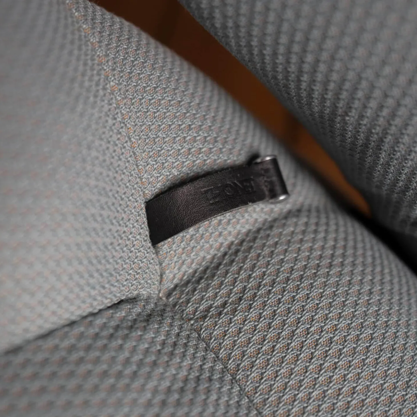 Lounge-Sessel 808 Mit Hocker Bezug Außen Nappaleder Bezug Innen Stoff Soul 158 Air