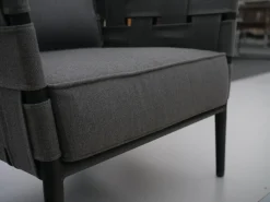 Loungesessel Conic Stoff Air Touch Grau