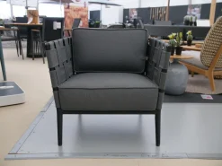 Loungesessel Conic Stoff Air Touch Grau
