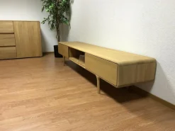 Lowboard Fawn Eiche Massiv Weiß Geölt