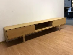 Lowboard Fawn Eiche Massiv Weiß Geölt