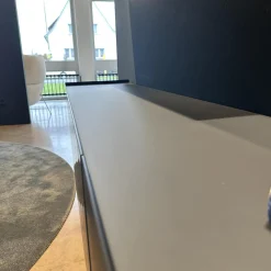 Lowboard Jorel Mattglas T83 Navy Und 82 Atlantic Inklusive Wandregal Lilu Und Beleuchtung