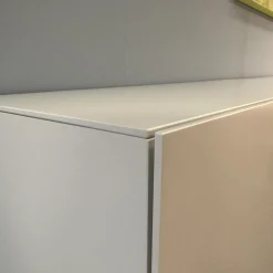 Lowboard Lack Weiß Matt Wandhängend