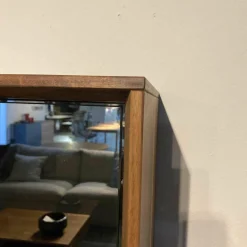 Lowboard Lux Nussbaum Geölt Glas mit Hängeschrank