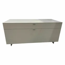 Lowboard Side Lack Matt P21 Mud Grau Beige Frontprofile Alu Chom Matt