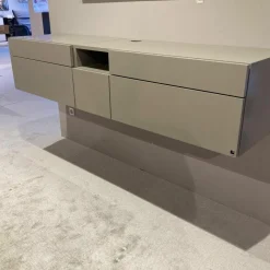 Lowboard WK240 Viva Glattlack Terra Braun Push to Open