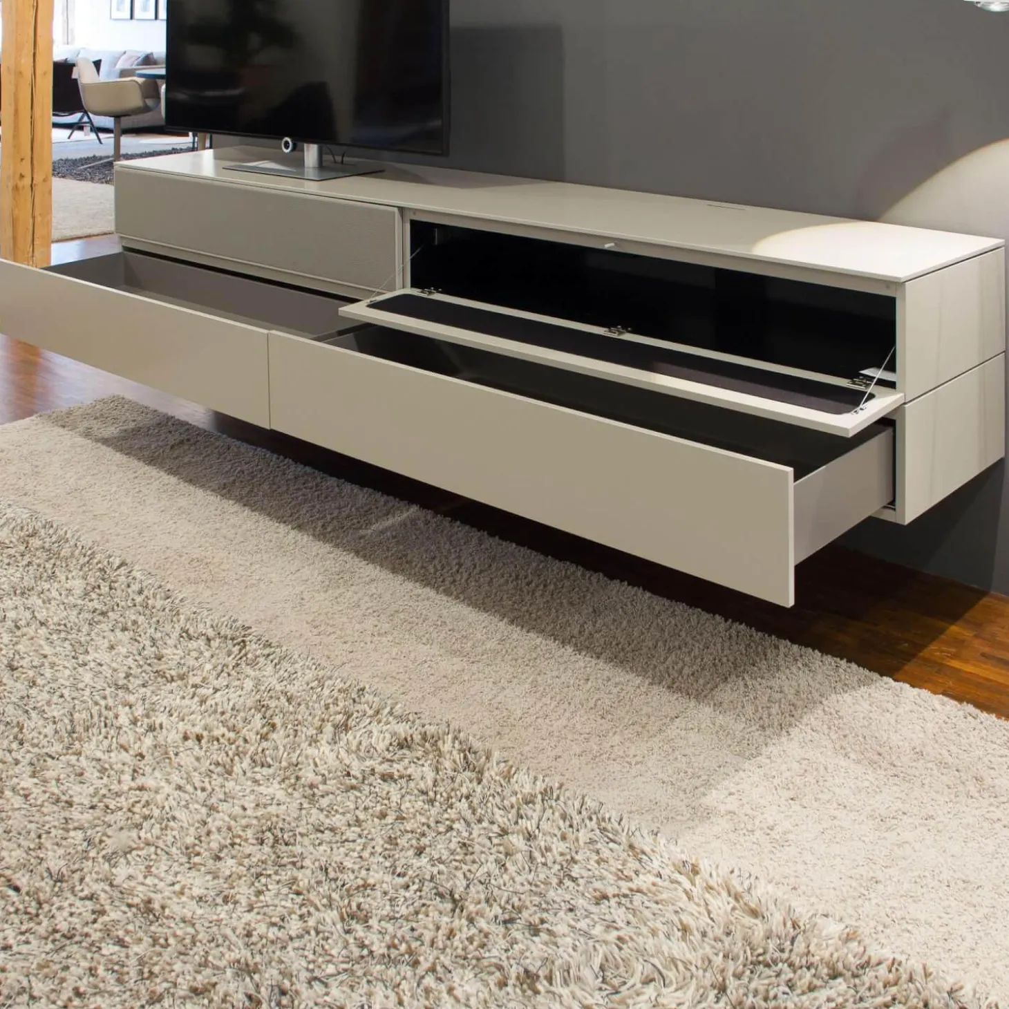 Media Modul Wandhängend Lack Muschel M23