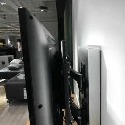 Medienkombination Q-Media MR Balkeneiche Bianco Furniert mit LED-Beleuchtung