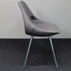 Mehrzweckstuhl Little Perillo XS Bezug Grau Vierbein Chrom