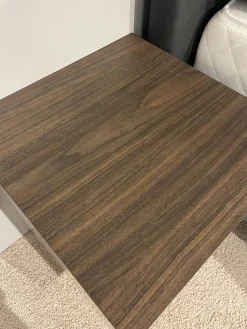 Nachtkommode Living 2023 Lack Visone Matt Grau Innen Perla 46 Abdeckplatte 72 Noce