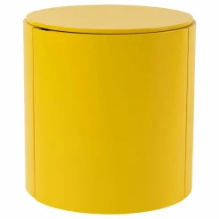 Nachtkommode Top Platte Lack LCT 462 Senape Gelb Innen Eiche Wärmebehandelt