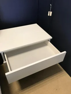 Nachttisch Aliante Basic Bianco Assoluto Matt Weiß