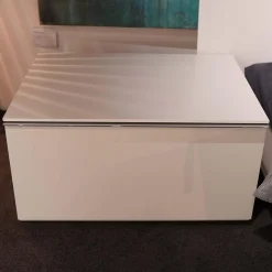 Nachttisch Fino Lack Weiß Matt