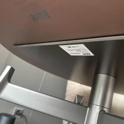 Nachttisch Husk Rund Und Klein Platte Kupfer Brüniert Gestell Nickel Bronzefarben Lackiert