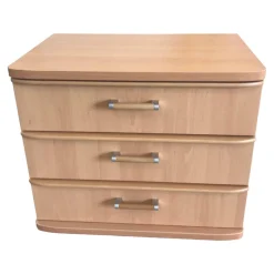 Nachttisch Saphir Buche Mit 3 Schubkästen