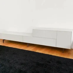 Nex Box TV-Kombination Lack Matt Lichtgrau