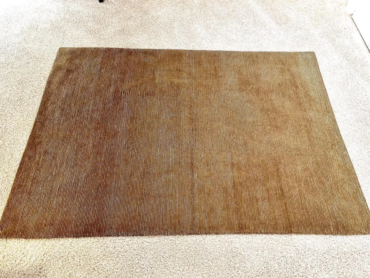 Orientteppich 238x172 Wolle Und Seide Gold Handgeknüpft