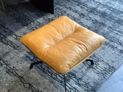 Ottomane Arva L Leder Congnac 180 Leder Silk