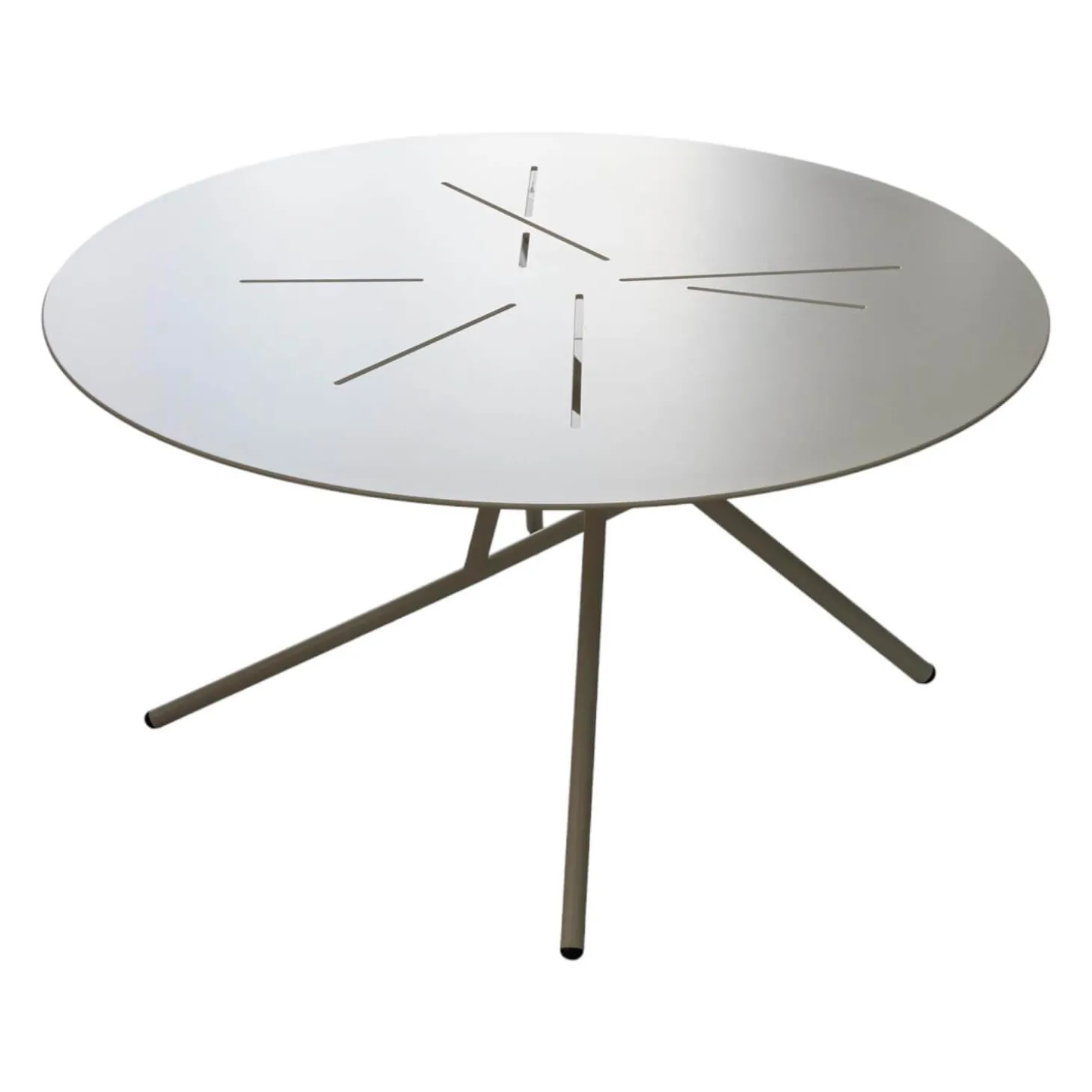 Outdoor Couchtisch Mangrove Pure White Weiß Gepulvert