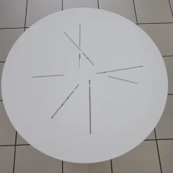 Outdoor Couchtisch Mangrove Pure White Weiß Gepulvert