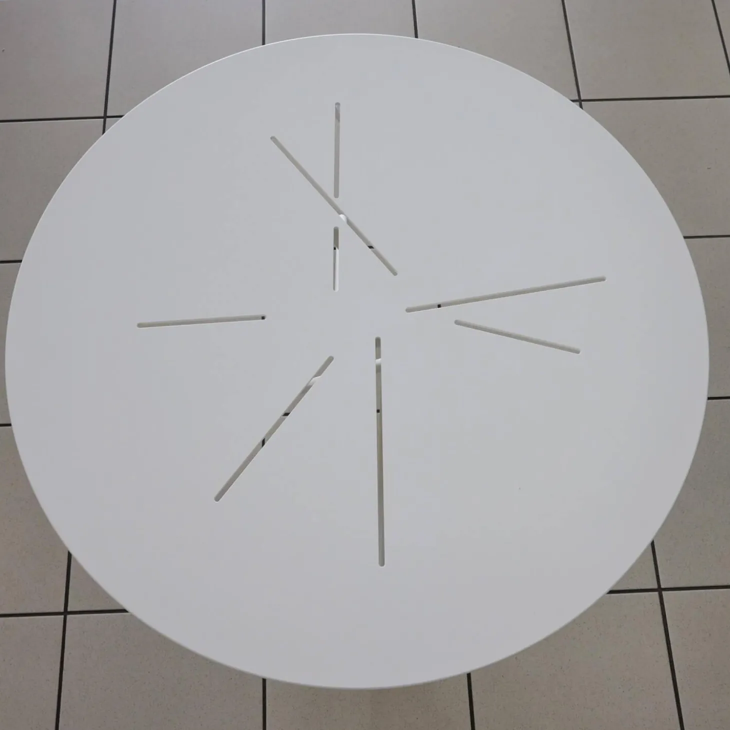 Outdoor Couchtisch Mangrove Pure White Weiß Gepulvert