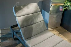 Outdoor Liege Cut AirTouch Grey Grau Gestell Aluminium Dark Grey Dunkelgrau Mit Verstellbarer Ruckenlehne