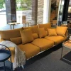 Outdoor Sofa Brea Stoff B 450 Orange mit Kissen