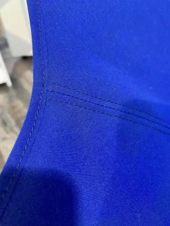 Outdoor Stuhl Sunshine Mariposa Sunbrella Stoff Atlantikblau Blau Gestell Stahl Schwarz