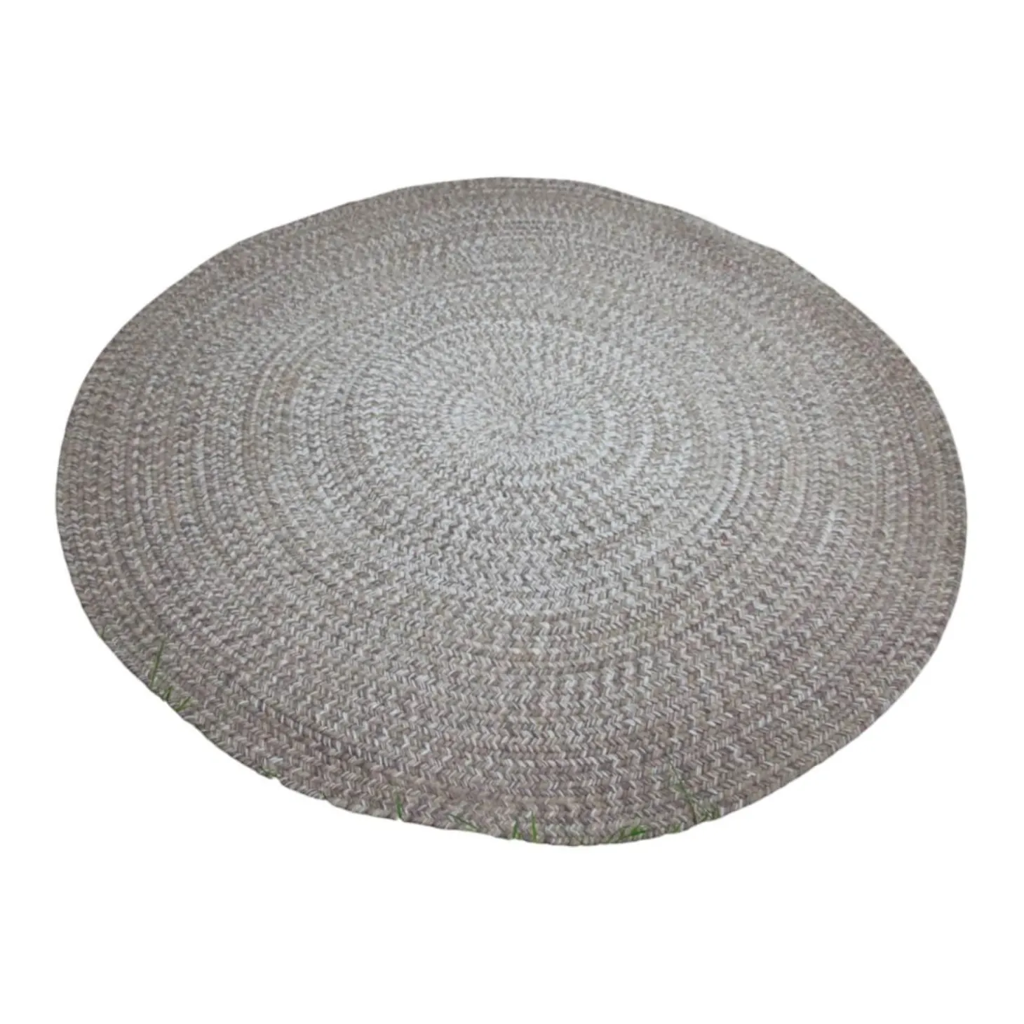 Outdoor Teppich Rug Geflochtenes Sunbrella Acryl Ombre Hazel Grau